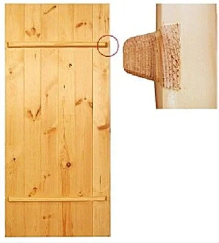 Такой вид приобретает дверное полотно.