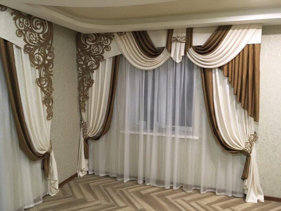 Ламбрекены на окна: 130 фото, виды, формы и сочетания цветов в дизайне