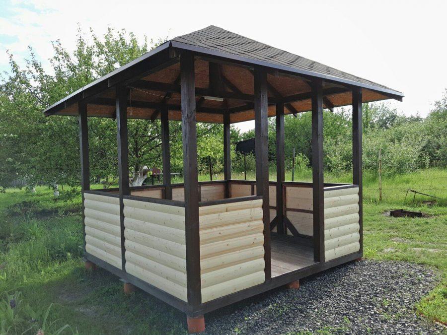 Бюджетная садовая беседка своими руками: как построить недорого